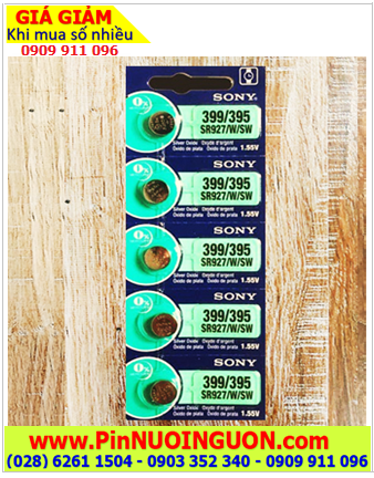 COMBO 01vỉ 5viên SONY SR927SW-Pin 395 Silver Oxide 1.55v chính hãng _Giá chỉ 145.000đ/ Vỉ 5viên